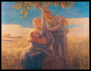 Gaetano Previati (1852-1920); Georgica; olio su tela; 1905; Musei Vaticani