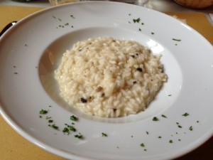 Risotto al tartufo alla Trattoria 4 Leoni Firenze