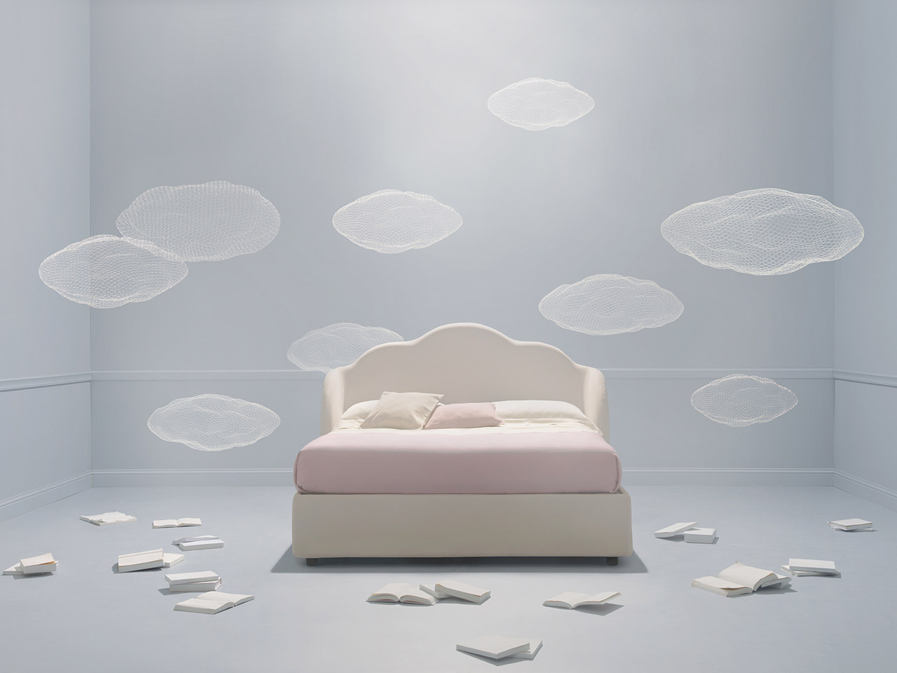 Un letto di design che fa sognare da svegli lifeblogger for Sognare asciugamani