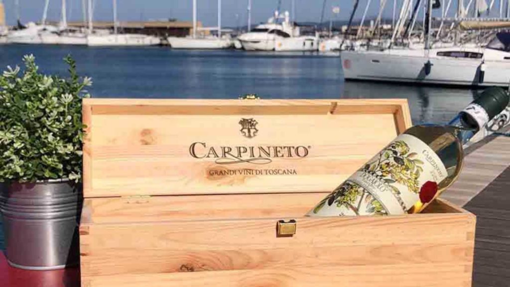 Vino Carpineto Dogajolo bianco perfetto al mare