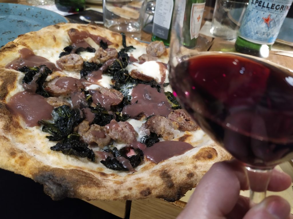 Duje abbinamento pizza e Brunello