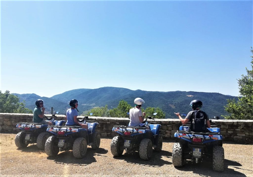 Happy in Tuscany tour in quad