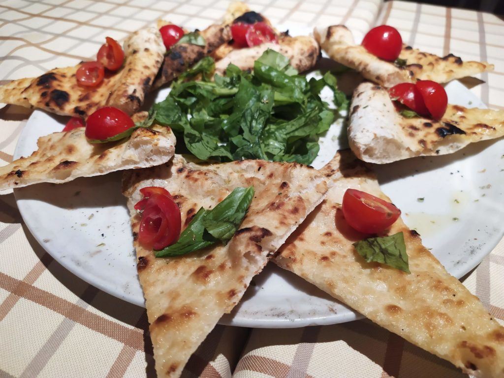 Focaccia pomodorini Pizzaman Firenze