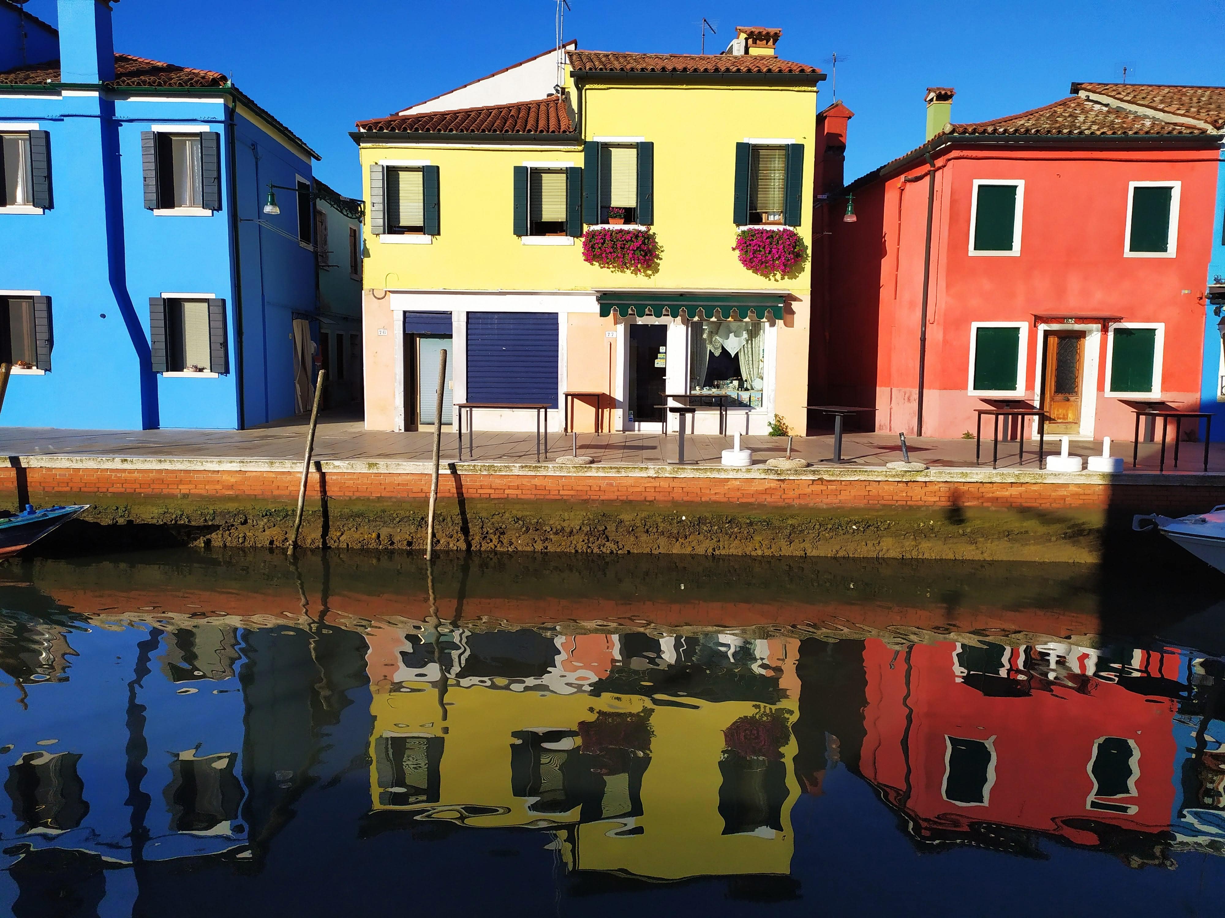 Venezia Burano casette colorate