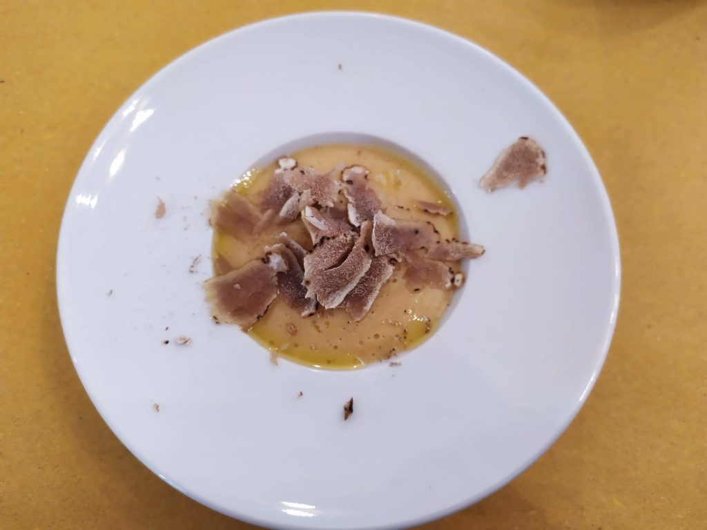 menu tartufo San Miniato