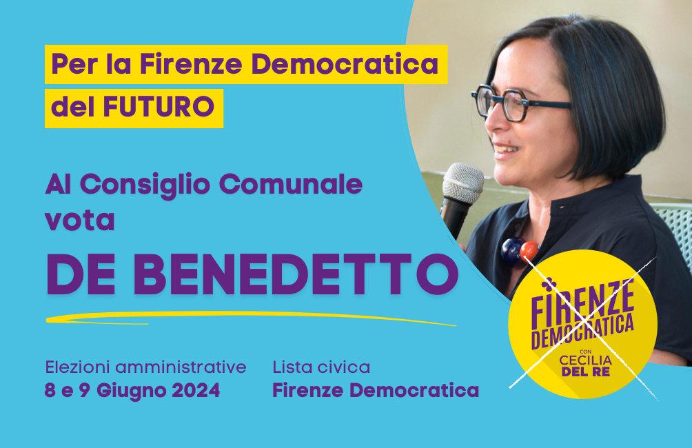 Consiglio Comunale Firenze Laura De Benedetto